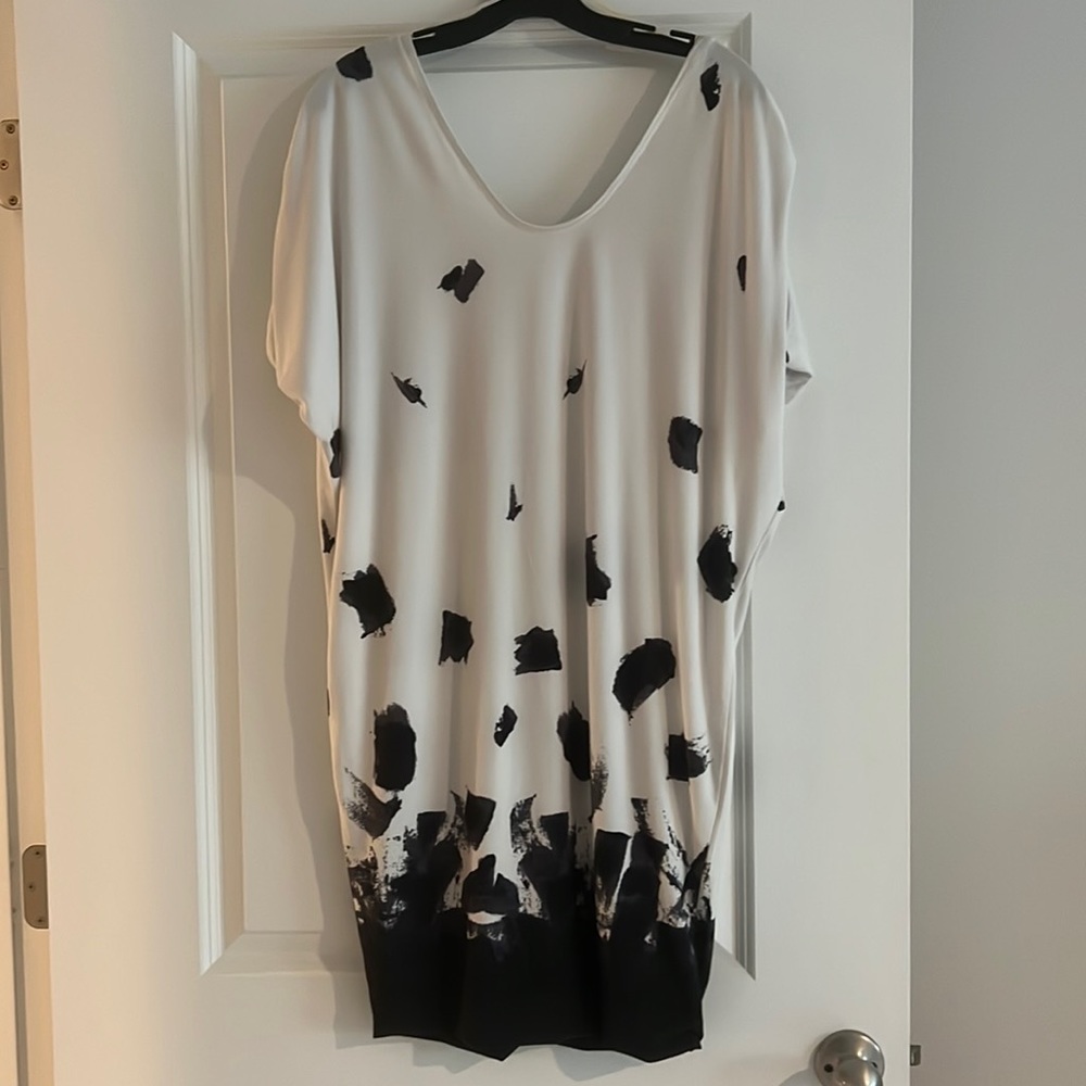 RACHEL Rachel Roy Black and White Dress